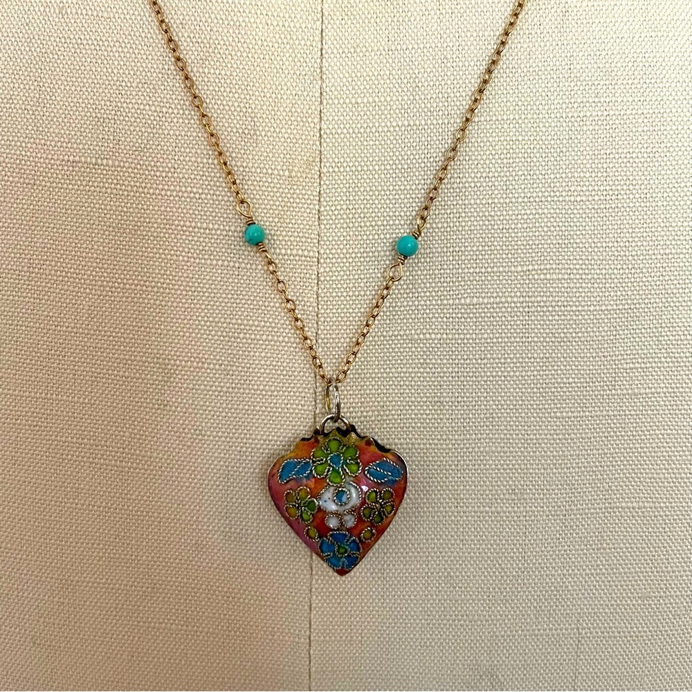 Artist made pendant necklace